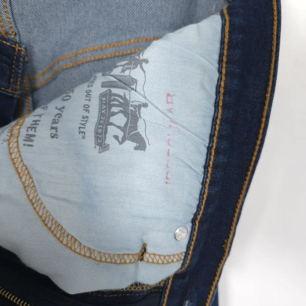 LEVI'S 502 Mens New Taper Jeans W34 L30 Dark Wash Stretch 29507-3197